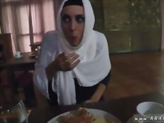 Arab egypt new Hungry Woman Gets Food and Fuck